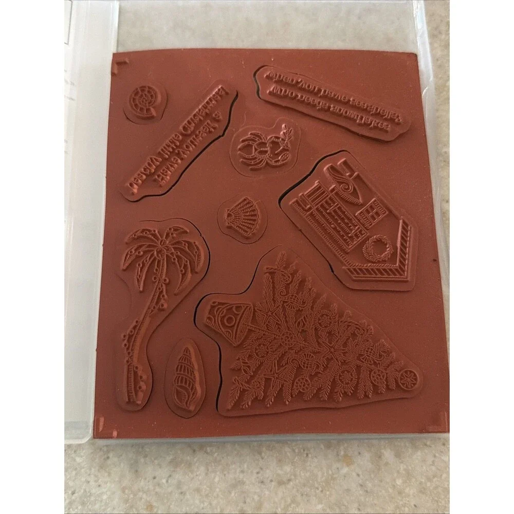 Stampin' Up! BEACHY LITTLE CHRISTMAS Stamp Set use all year!